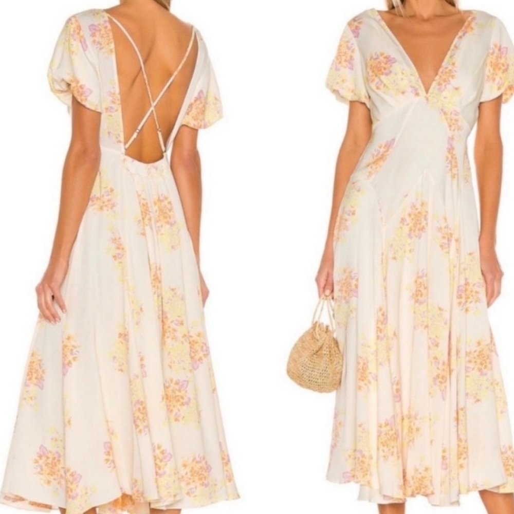 Free People Laura Printed Maxi Dress